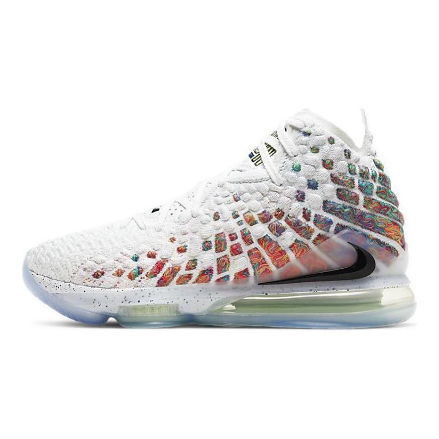 Nike Кроссовки LeBron 17 EP Белые Черные BQ3178-100