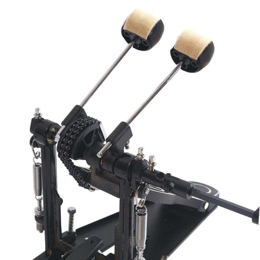 Двойная педаль Двойная басовая педаль Прямой привод Бас-барабан с ножной педалью Решетка Дизайн Двойная барабанная педаль Регулируемая ударная установка Аксессуары для ударных инструментов Высокий