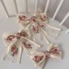 Embroidery Hair Bows Lace Big Bows Hairclip Women Elegant Spring Clip Spring Summer Hair Accessories Women Barrettes