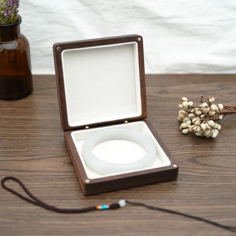 Wood Jewelry Box Organizer Keepsake Storage Collection Art Treasure Memory Box for Ring Bracelet Watch Necklace Earring