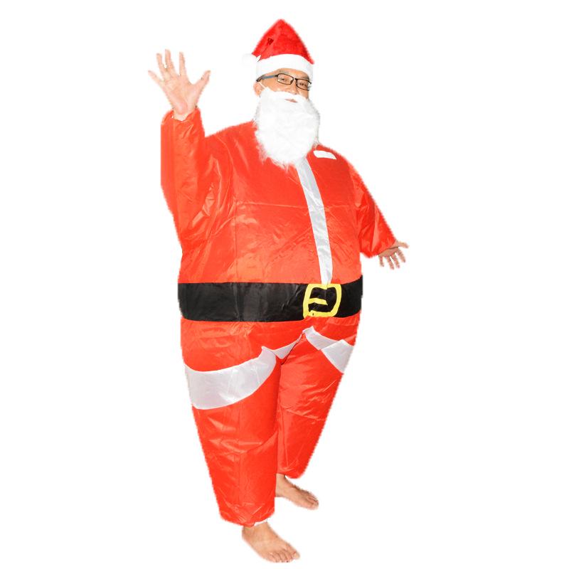Christmas Inflatable Santa Claus Costume Bar Mall School Warm-up Santa Claus Costume Props