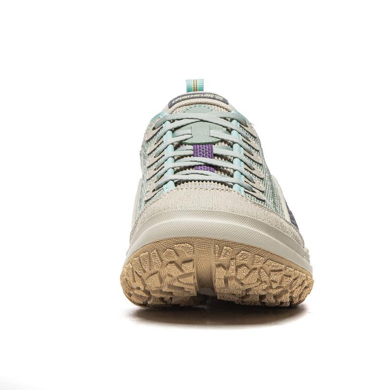 Li Ning Outdoor CF Tracing Низкие Альпинистские Пешеходные Ботинки Женские Зеленый Серый AHCW044-5