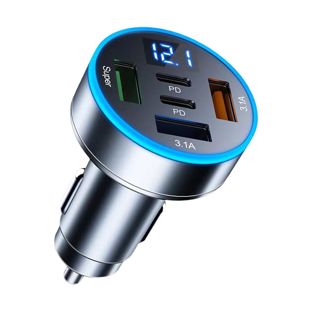 250 Вт несколько портов супер быстрая зарядка автомобильное зарядное устройство цифровой дисплей PD QC3.0 3A 2C автомобильное зарядное устройство для iPhone L8C6