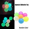 1pcs Random Squeeze Decompression Sticky Ball Toy Glow In The Dark Relief Stress