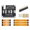 2-канальная карта расширения PCIe PCIe на 2 канала PCIe FFC HAT 16PIN Для RPi 5 Совместимая и для разработчиков и энтузиастов