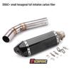 Stainless Steel Middle Section Exhaust for 300AC/300R/300RR/500 Motorcycles