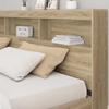 Storage Headboard Sonoma Oak 200 cm Particleboard