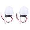 2pcs Automatic On Off Street Light Photoswitch Photocell Sensor Switch12V