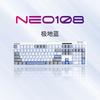 1stplayer NEO108 Mechanical Keyboard Tri-Mode Wireless SOCD Snap Tap 108 Keys Hot Swappable Gaming Keyboards for Valorant Office