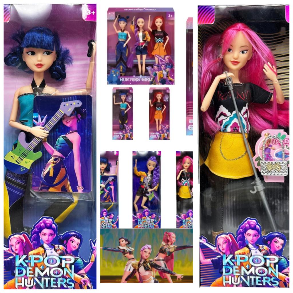Игрушечная фигурка охотника на демонов K-pop 2028 года: Дерпи, Тайгер, Руми, Мира, Зои, Сасси, кукла-фигурка для фанатов, рождественский подарок.