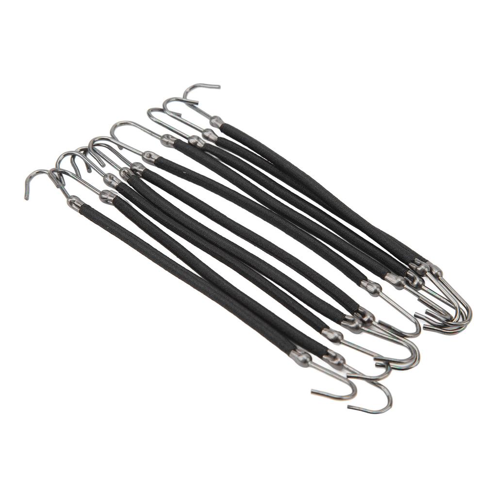 10pcs Ponytail Holder Hook Women Girls Flexible Elastic Hair Band Hook Styling Tool for Dating