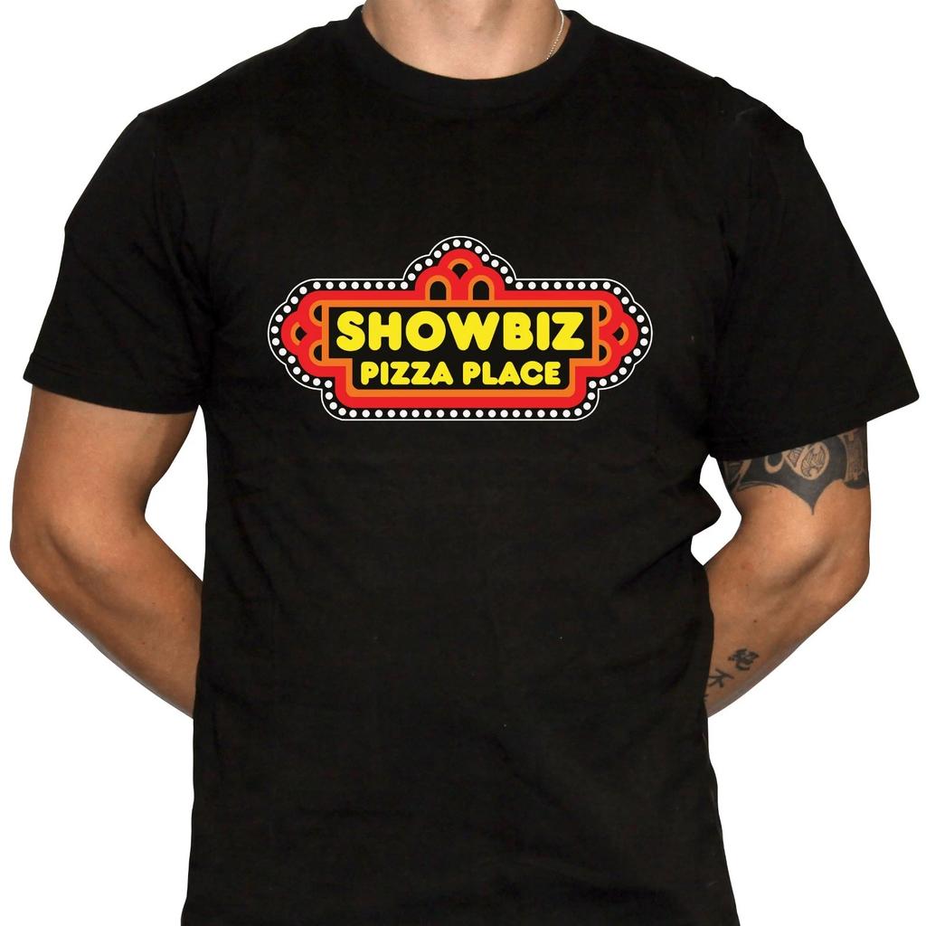 SHOWBIZ PIZZA PLACE T-SHIRT - Defunct Pizza Parlor - 100% Preshrunk Cotton Shirt