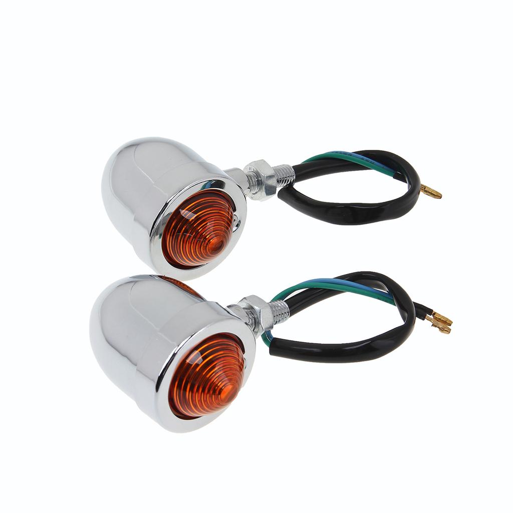 Универсальные мотоциклетные указатели поворота светодиодный индикатор мигания янтарный мотоциклетный фонарь-мигалка для аксессуаров Harley Cafe Racer