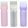 120ml Silicone Hair Dye Bottle Hair Oil Bottle Hair Dye Applicator Comb Dispensing Salon Hair Coloring Hairdressing Styling Tool