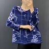 Plara Women Pleats Flower Section Jacket