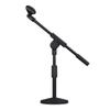 Asdays Microphone Stand Tabletop Microphone Arm for Condenser Microphone Straight Adjustable Height and Angle Black