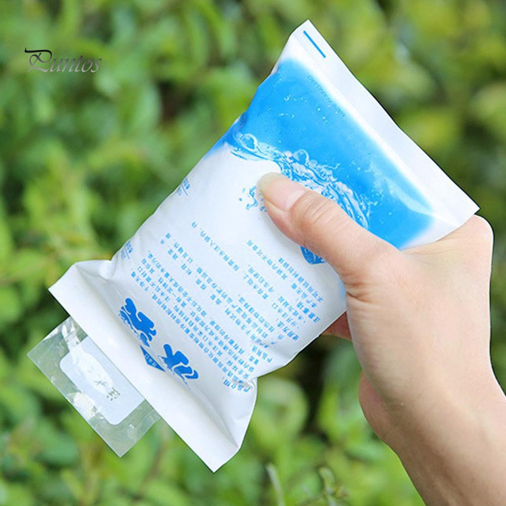 Puntos многоразовый ПЭ пустой мешок для льда инъекция воды холодный пакет для еды свежая первая помощь