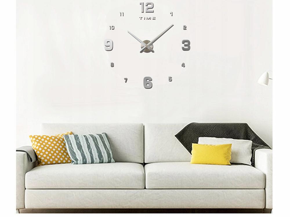 Wall Clock 27 Silver (50) Gab_A