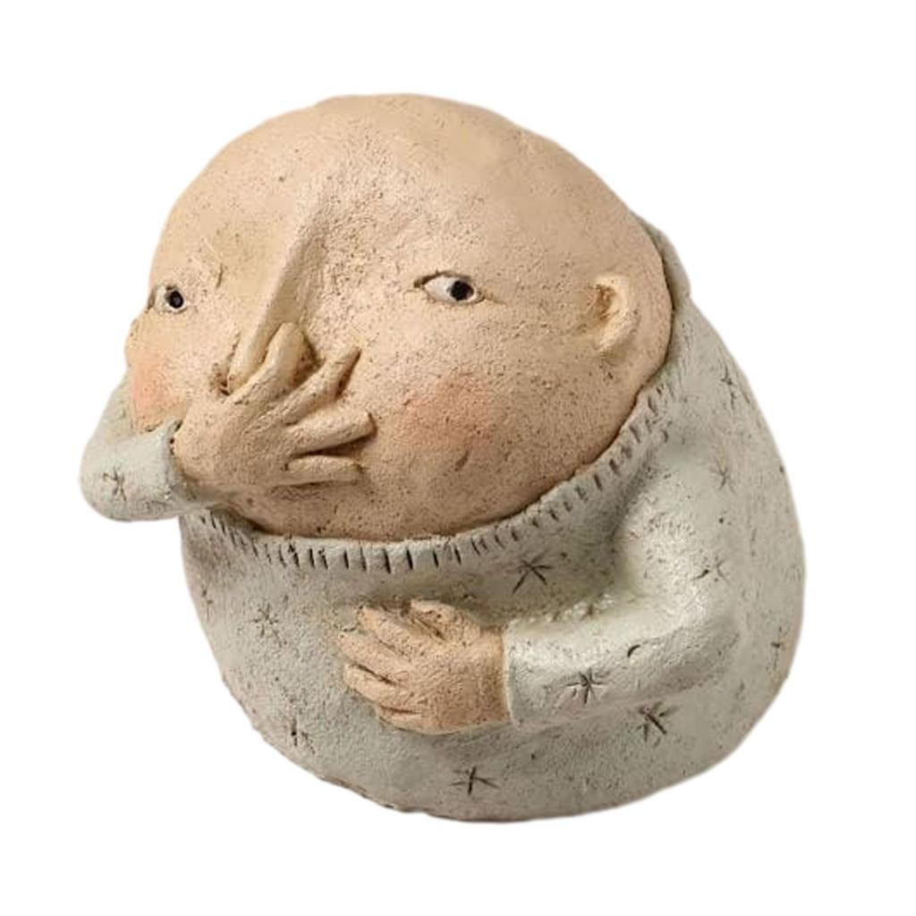 Вульгарная статуэтка, украшение для ванной комнаты, креативный странный декор, современная художественная статуэтка, безвкусная статуэтка, держащая нос, статуэтка для ванной комнаты