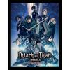 Attack On Titan S4 Strike Team Framed Poster