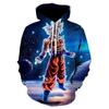 2024 Толстовка с капюшоном Dragon Ball Series Аниме Мультфильм Принт Пуловер Tide Brand Hoodie Детский Подарок