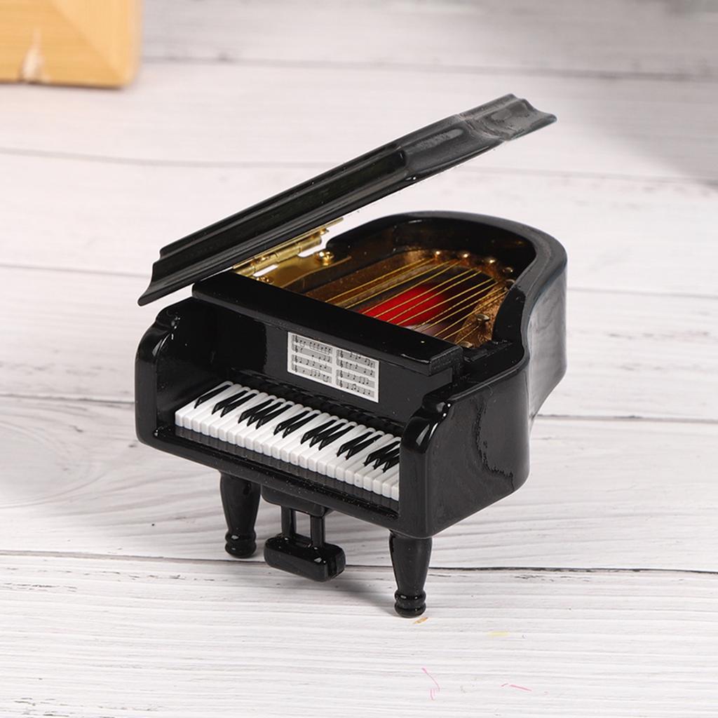 Basswood Miniature Piano Mini Musical Instrument Model Gift Instrument Ornaments