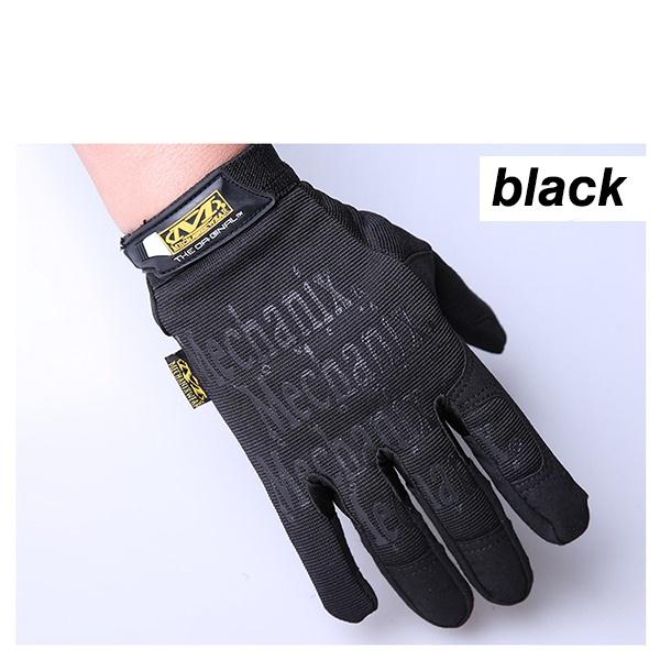 Fashion Full Finger Tactical Mechanic Motorcycle Gloves Non-slip Working Mittens