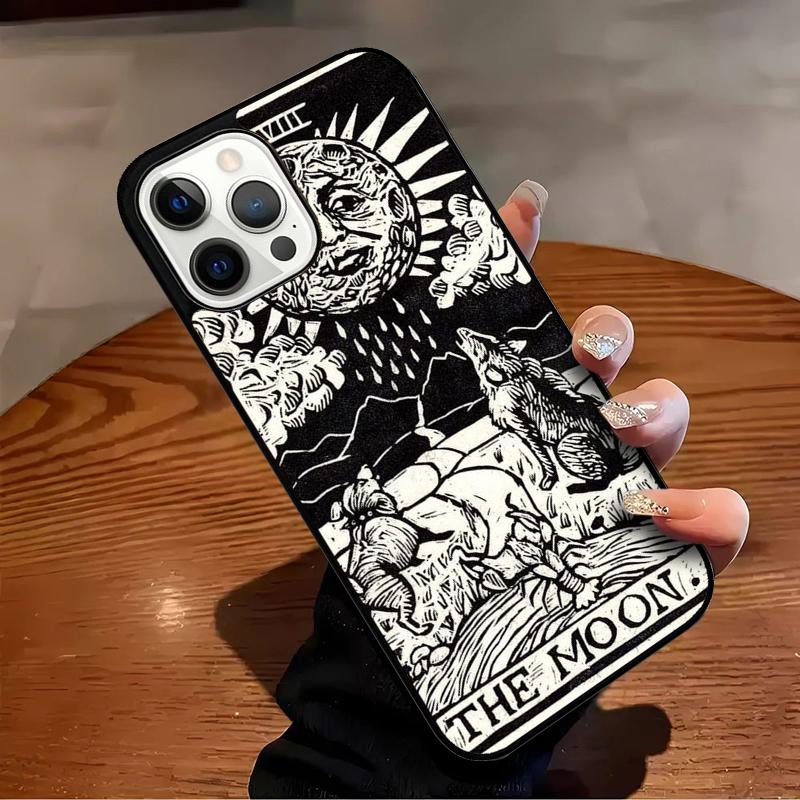Чехол для телефона с картой Таро Солнце Для iPhone 17 Air 16 15 14 13 12 11 Pro Max Max Plus Защитный чехол