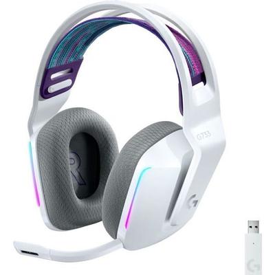 Игровая гарнитура - Беспроводная - Logitech G - G733 Lightspeed - PS5, PS4, PC, MAC - Белая
