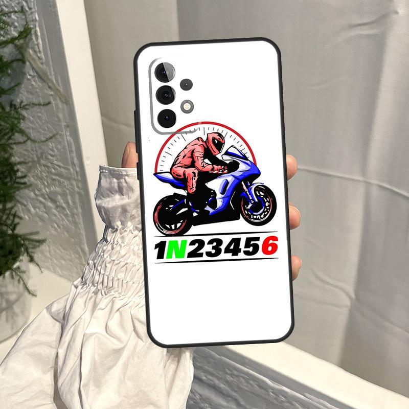 1N23456 Мотоциклетный чехол для Samsung Galaxy A52S A06 A16 A26 A36 A56 A55 A35 A15 A53 A32 A33 A13 A14 A34 A54 A17
