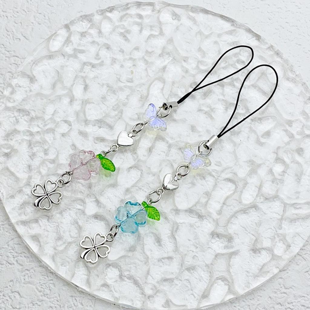 Подвеска на сумку в форме сердца, ремешок для телефона в виде бабочки, аксессуар для телефона, многофункциональный брелок для сумки, подвеска, идеальный подарок для женщины и девушки