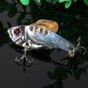 4pcs 11g 55mm Metal VIB Fishing Lures Crank Baits Red Eyes Fishlike Hook Tackle