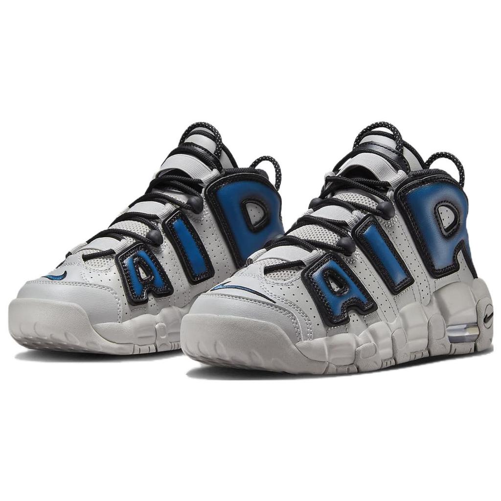 Nike Air More Uptempo 96 GS Industrial Blue Kids Sneakers Grey Light-Iron-Ore Iron-Grey FJ1387-001