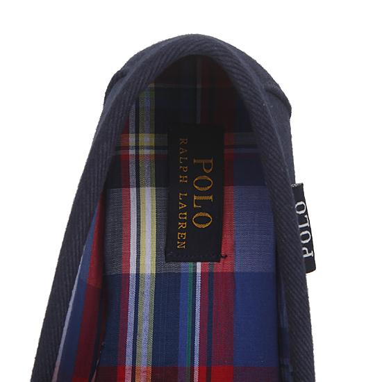 Мужские темно-синие саржевые тапочки Polo Desi-RF103082M-M