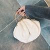 Милая розовая плюшевая сумка через плечо с заячьими ушками и застежкой для женщин.
