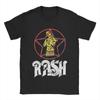 Men T-Shirts Rush Novelty 100% Cotton Tees Short Sleeve Band T Shirt Round Collar Tops Plus Size