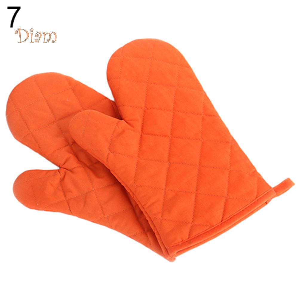 Tenfyer Cotton Oven Mitt Heat Proof Resistant Protector Kitchen Cooking Pot Holder Glove