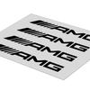 OLV5 4PCS Car Styling Door Handle Reflective Stickers Vinyl Decoration For Mercedes Benz GLE63 CLS63 GLC63 W204 W205 C63 W212 W213