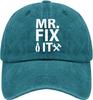 Кепка с графикой "Мистер Fix It" (Плоскогубцы Молоток) Повседневная Полиэстер Регулируемая Кепка для Взрослого Папы