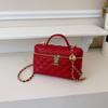 Small Chic Quilted Box Handbag Women 2026 PU Leather Crossbody Shoulder Bag With Zip