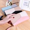 Fashion Zipper Long Wallets Womens Long Coin Money Purses Handbags Coin Purse Cards Holder PU Leather Wallet