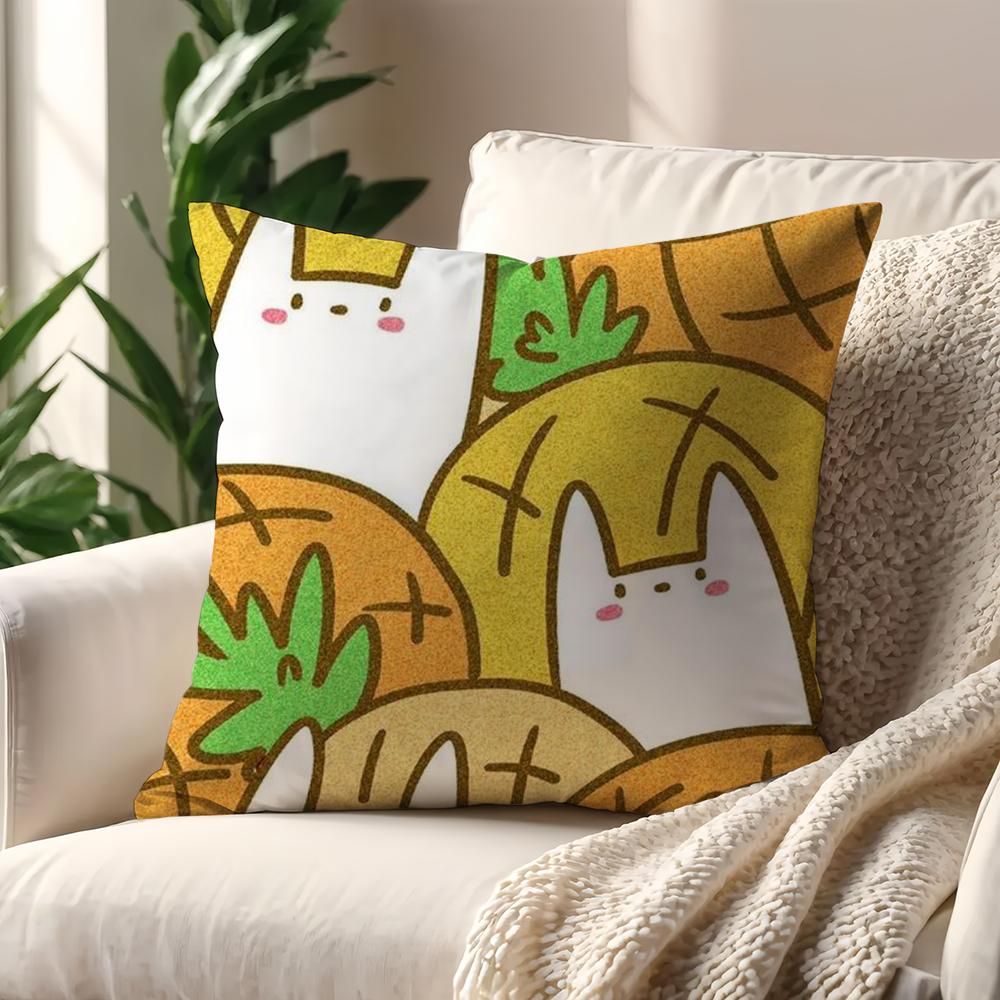 Cartoon Cute Fruit cushion cover For Pillow Printing Sofa Decoration Home Car Room Coffee Shop Office Nordic Simplicity