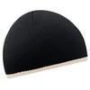 Beechfield Unisex Two-Tone Knitted Winter Beanie Hat