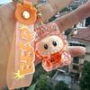 High Looks Labrador Keychain Bag Oil Hanging Decoration Figurine Backpack Quicksand Cartoon Pendant Gift Keychain