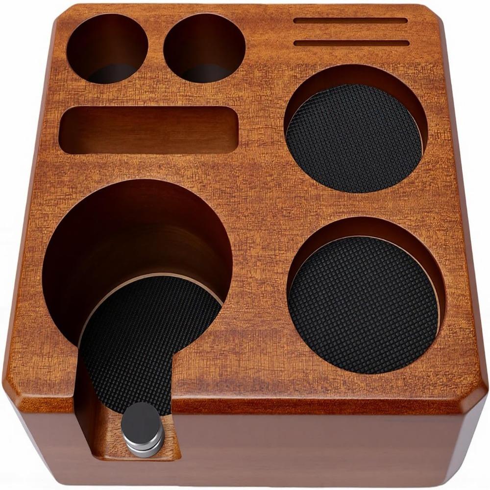 Adjustable Espresso Tamping Station Multifunctional Tamper Holder Stand Coffee Station