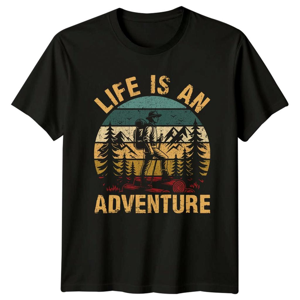 Vintage Hiking T-Shirt Retro Outdoor Adventure Wildlife Nature Lover Gift