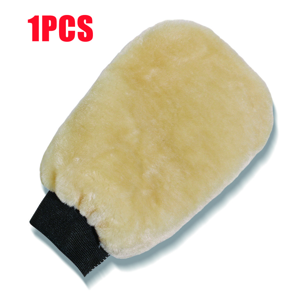 Перчатки для мытья автомобиля Двусторонние плюшевые утолщенные перчатки Универсальные перчатки для чистки из искусственной шерсти Коралловые бархатные перчатки для мытья автомобиля