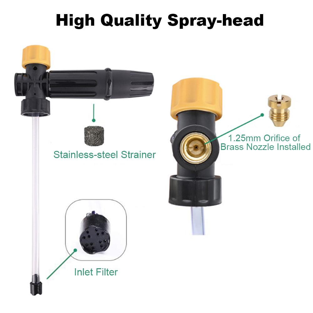 Мойка высокого давления для Karcher Kranzle Interskol Elitech Huter Foam Lance Инструмент для чистки Генератор пены Водяной пистолет для мойки автомобилей