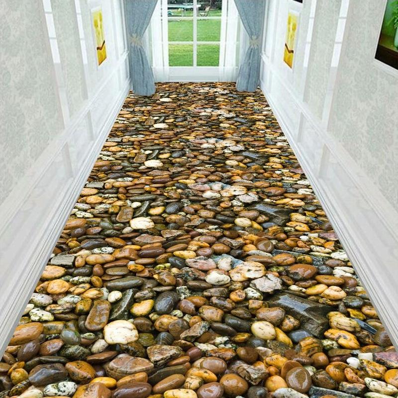3D Long Corridor Carpets for Hallway Living Room Decoration Home Household Anti-skid Floor Mat Hotel Lobby Area Rug