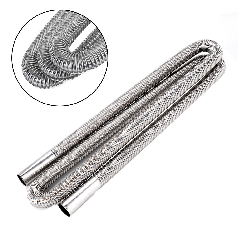 25mm Air Diesel Parking Heater Stainless Steel Exhaust Pipe Tube Gas Vent Hose Heater Parts For Car Truck